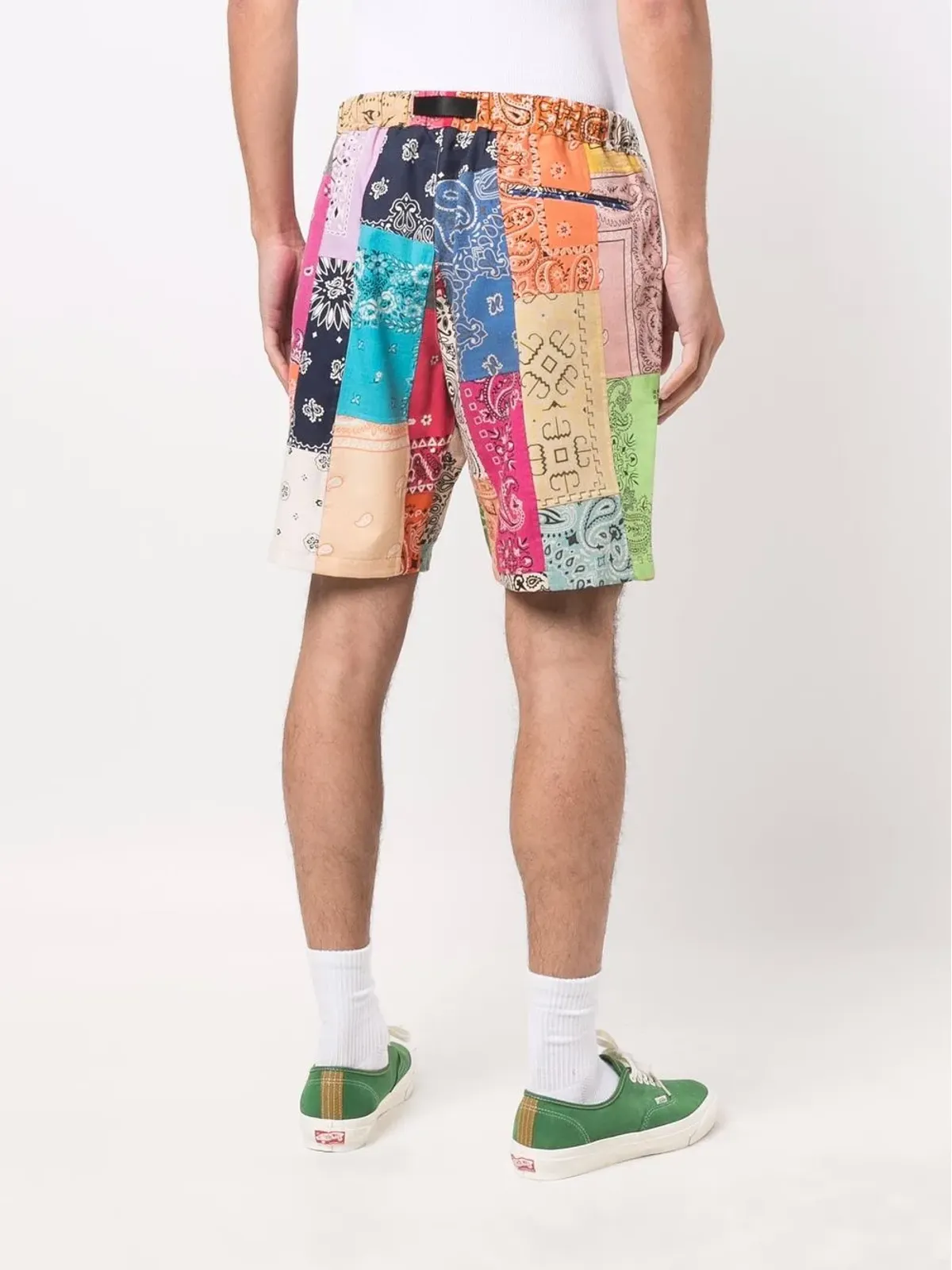 Readymade パッチワーク バンダナプリント ショーツ - 画像4