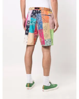 Readymade パッチワーク バンダナプリント ショーツ - サムネイル4
