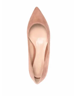 Gianvito Rossi Gianvito suede ballerina shoes - Neutrals - サムネイル4