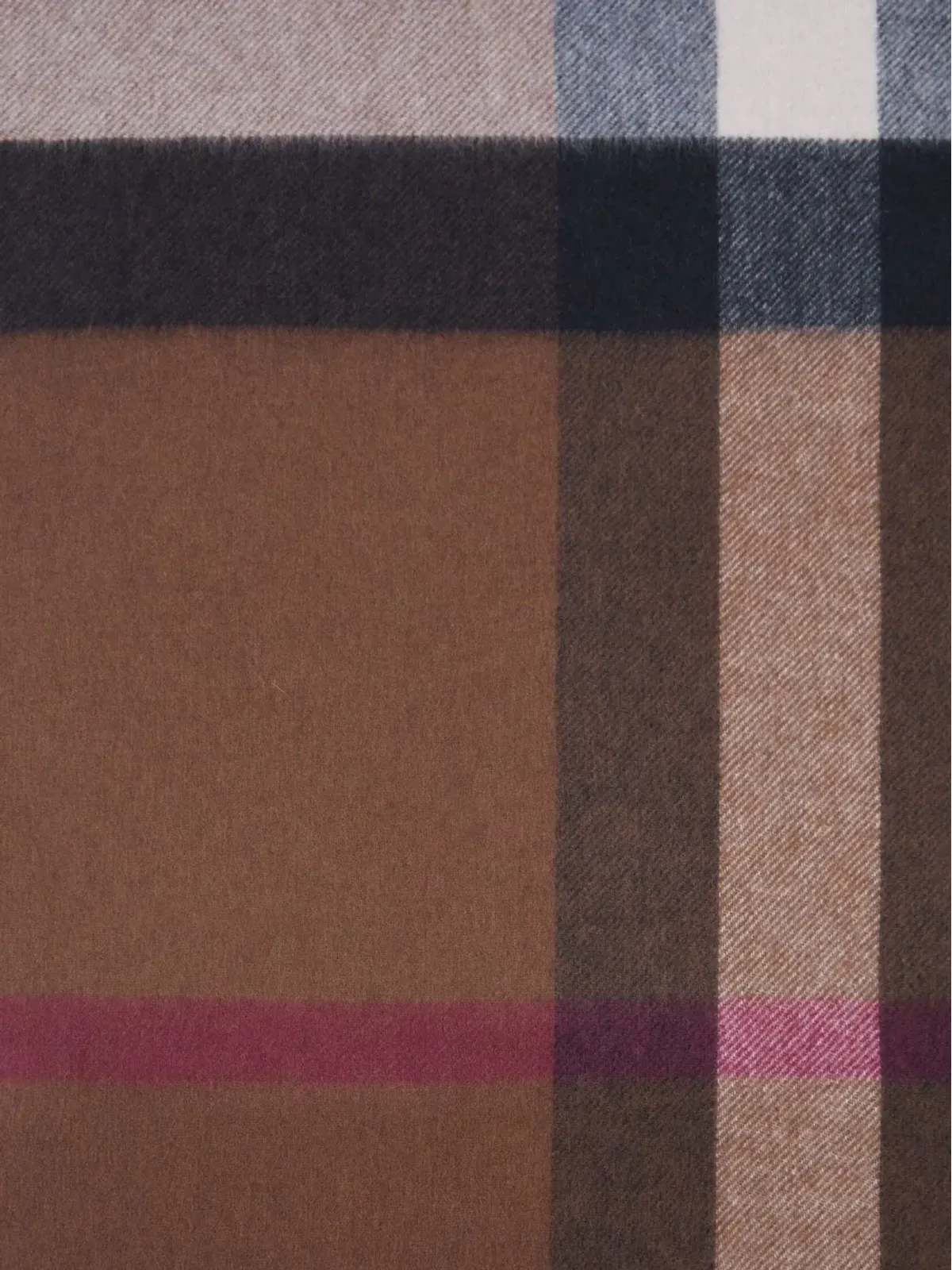 Burberry チェック柄カシミアブランケット - 画像2