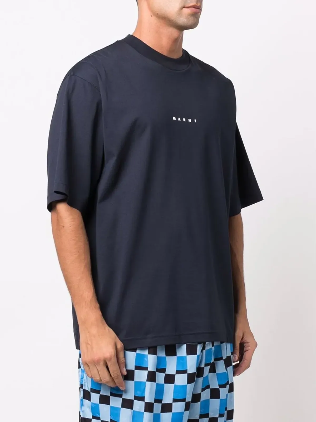 Marni ロゴプリント コットン Tシャツ - 画像3