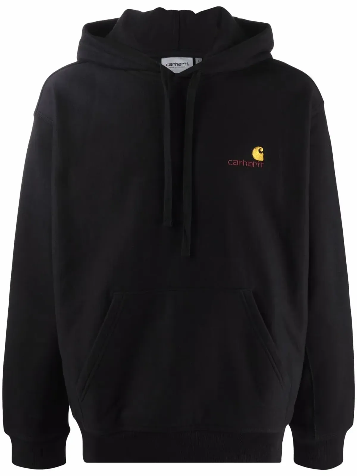 Carhartt WIP 刺繍ロゴ付きドローストリングフーディ - 画像1