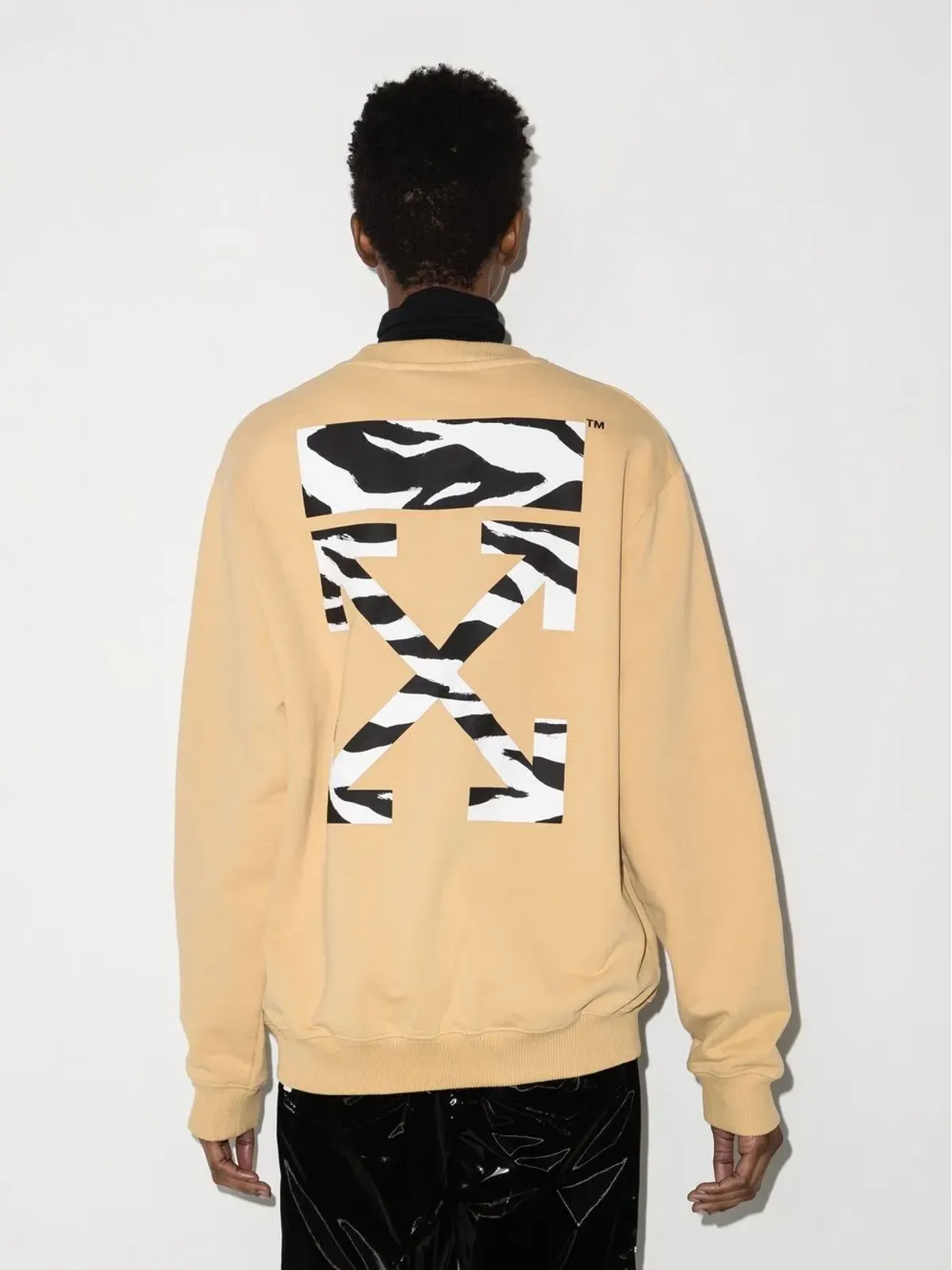 Off-White ゼブラ・アローズプリント スウェットシャツ - 画像3