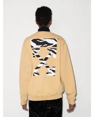 Off-White ゼブラ・アローズプリント スウェットシャツ - サムネイル3