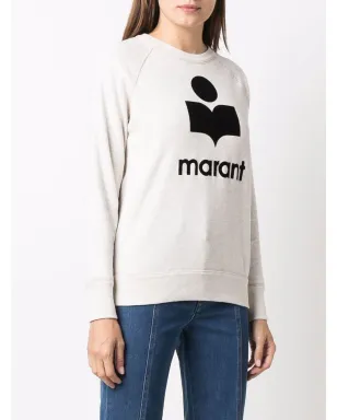 MARANT ÉTOILE ロゴプリント クルーネック スウェット - サムネイル3