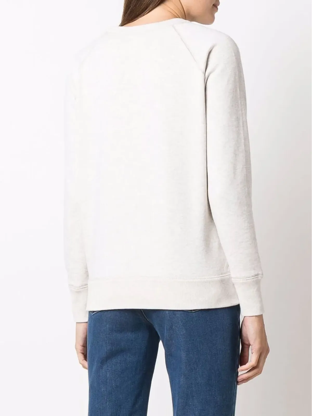 MARANT ÉTOILE ロゴプリント クルーネック スウェット - 画像4