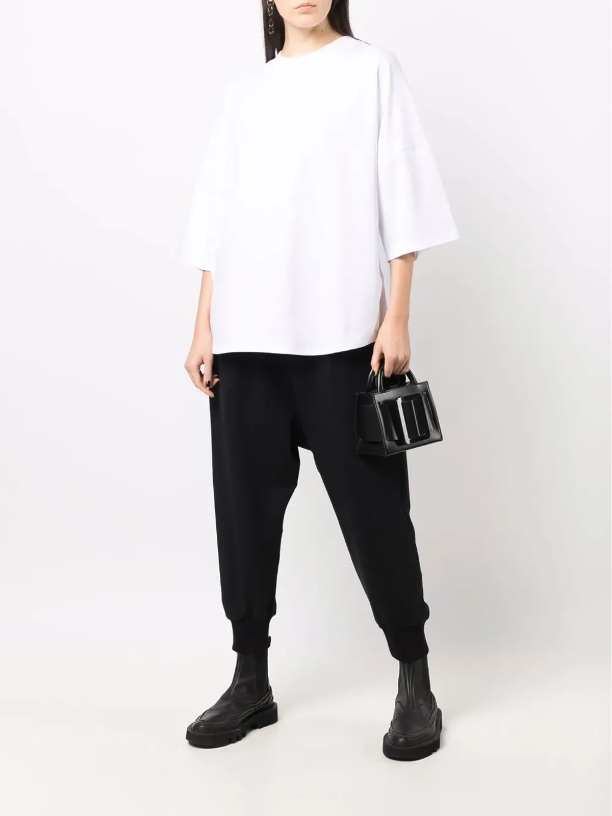 Alchemy クロップドドロップクロッチパンツ - 画像3
