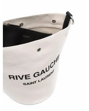Saint Laurent ロゴプリント バケットショルダーバッグ - サムネイル5