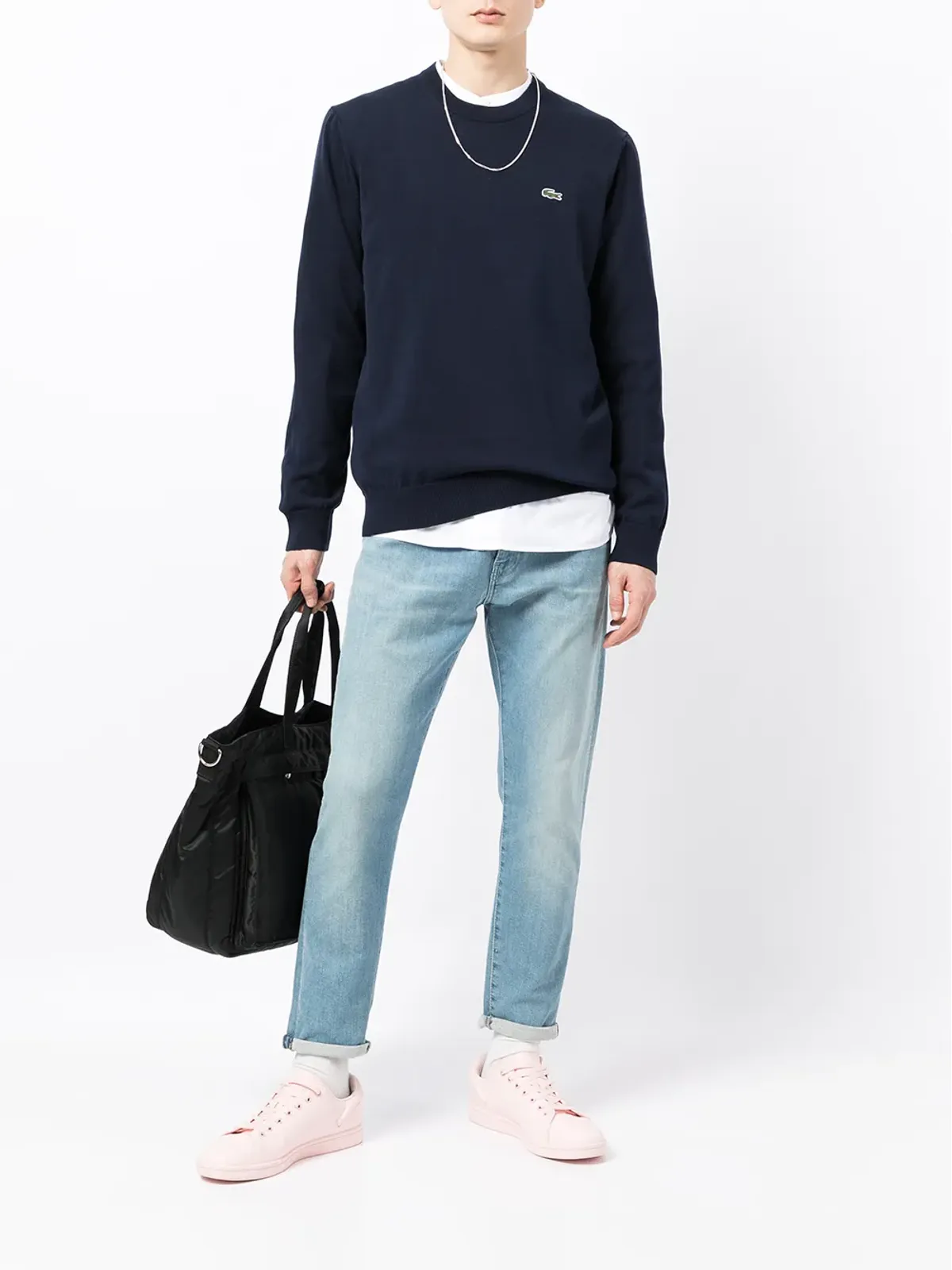 Lacoste ロゴ刺繍スウェットシャツ - 画像2