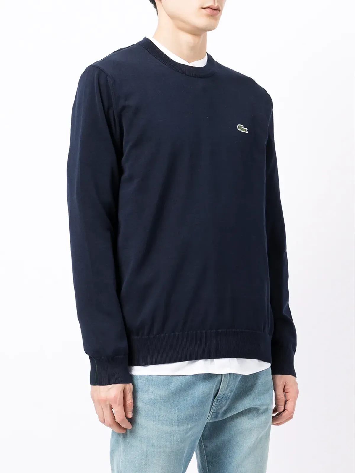 Lacoste ロゴ刺繍スウェットシャツ - 画像3