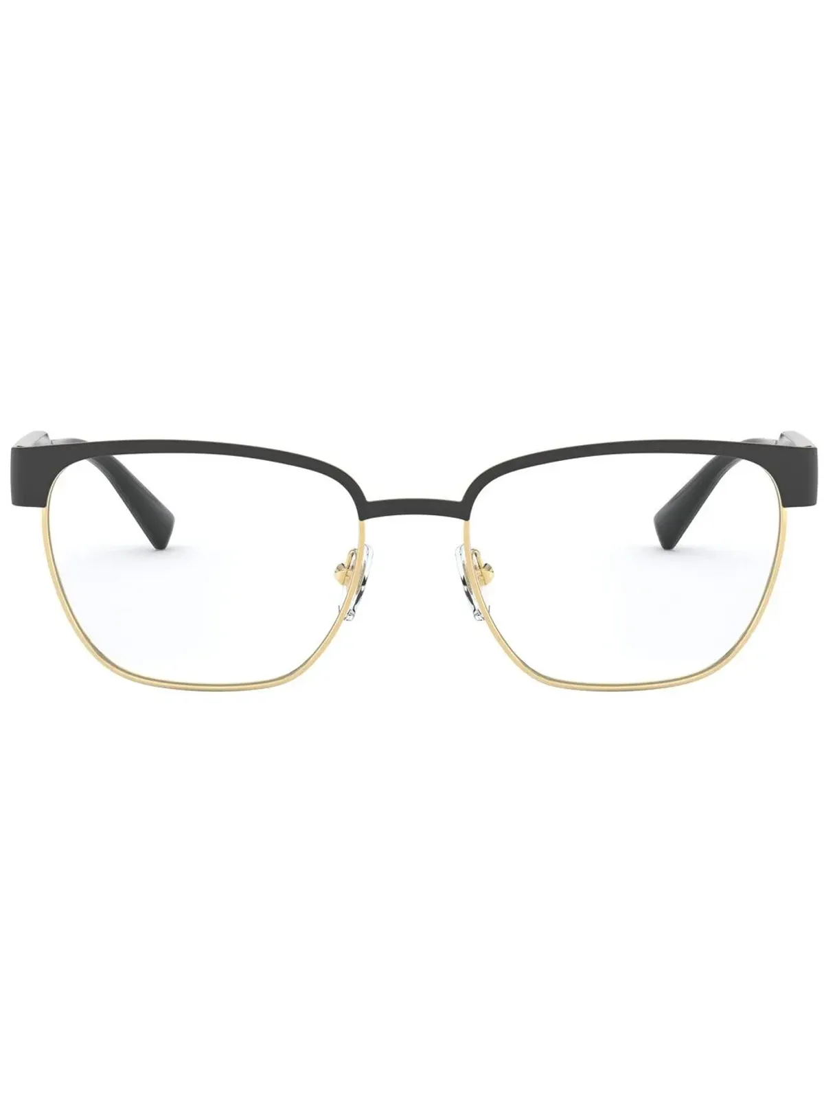 Versace Eyewear スクエアフレーム眼鏡 - ブラック - 画像1