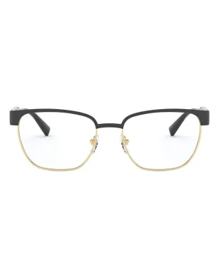 Versace Eyewear スクエアフレーム眼鏡 - ブラック - サムネイル1