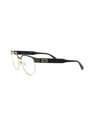 Versace Eyewear スクエアフレーム眼鏡 - ブラック - サムネイル4