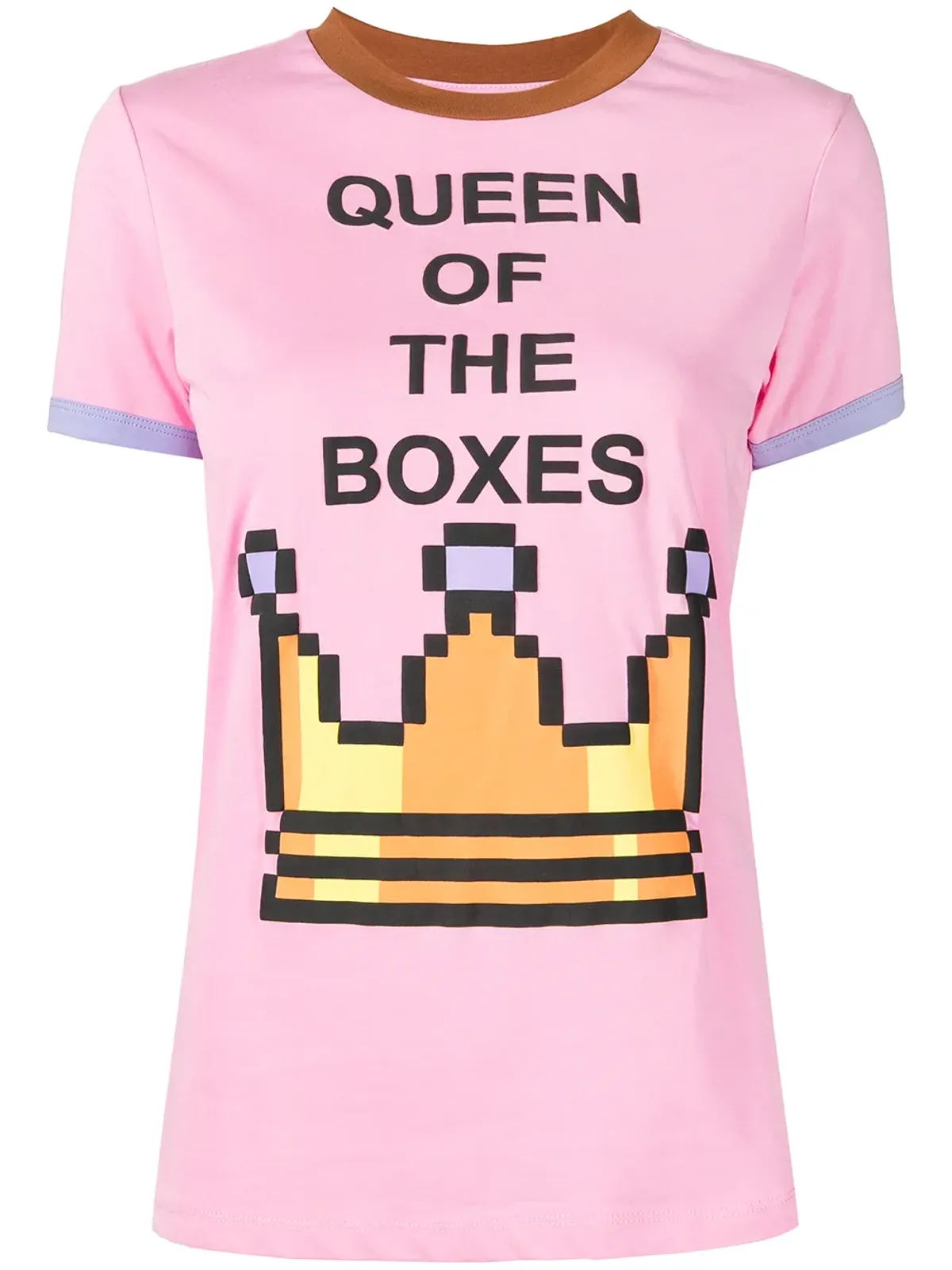 Natasha Zinko クイーン・オブ・ザ・ボックス Tシャツ - ピンク - 画像1
