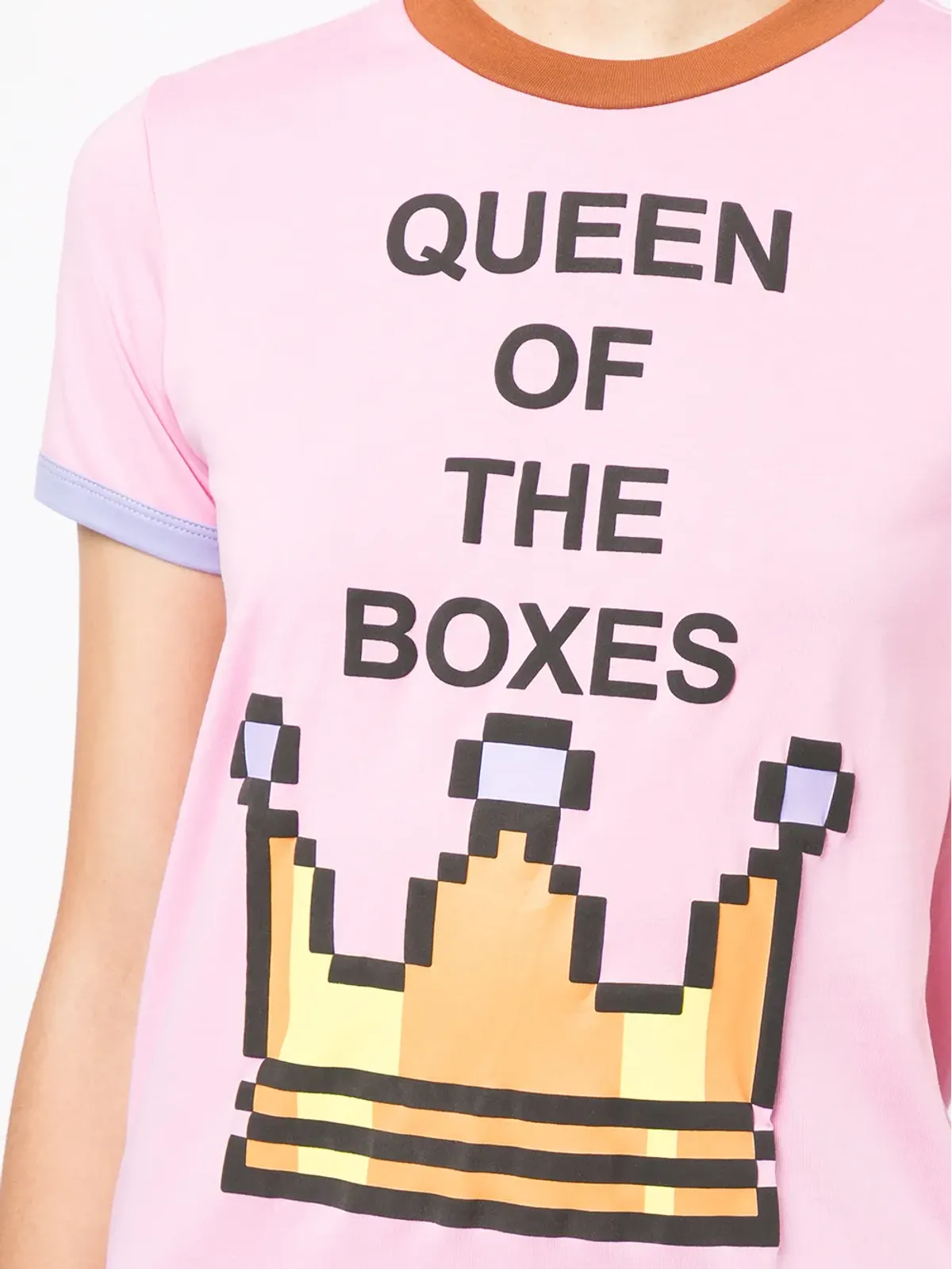 Natasha Zinko クイーン・オブ・ザ・ボックス Tシャツ - ピンク - 画像5