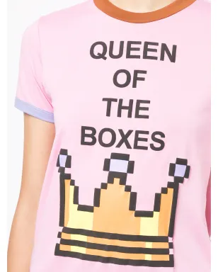 Natasha Zinko クイーン・オブ・ザ・ボックス Tシャツ - ピンク - サムネイル5