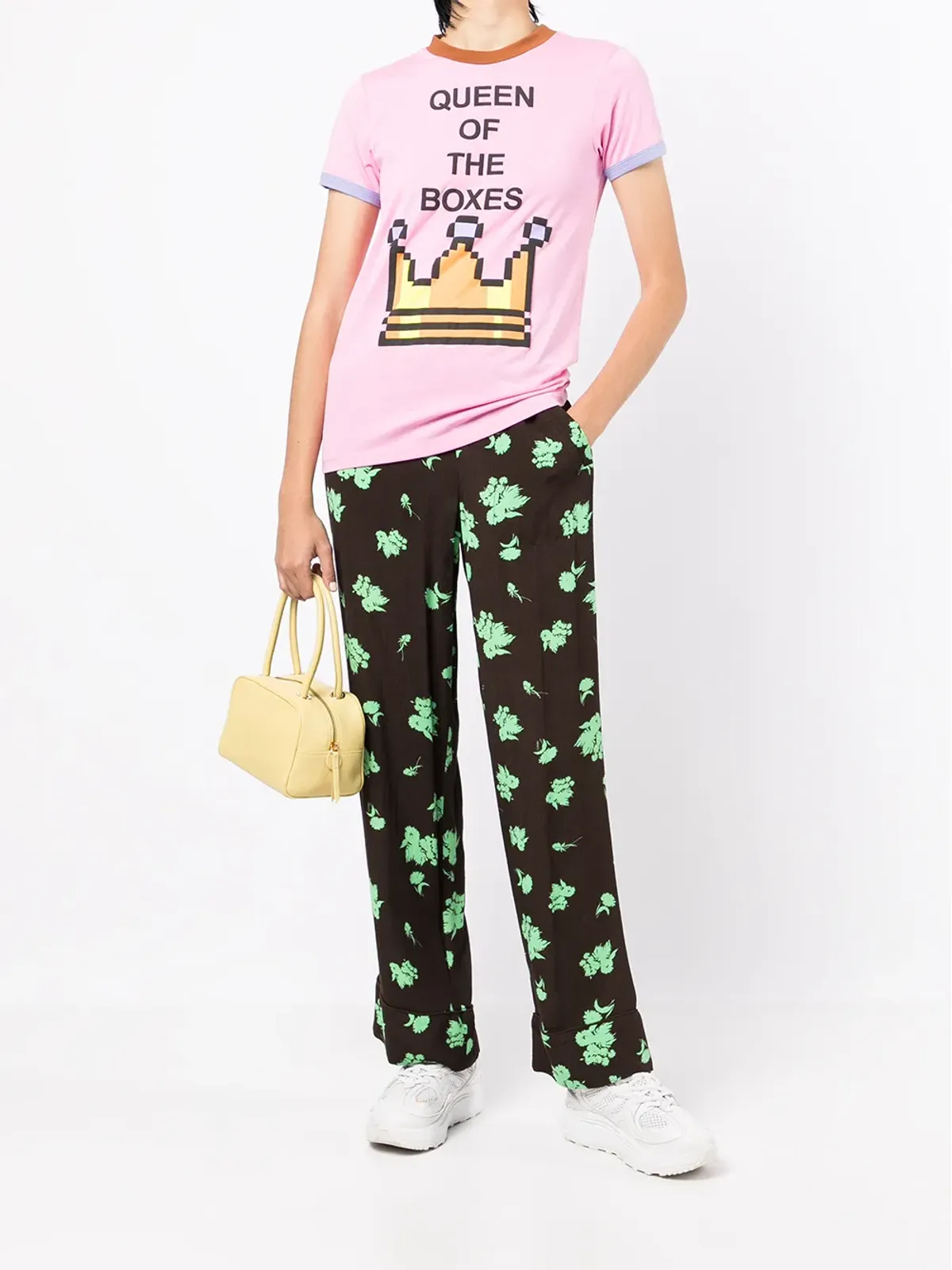 Natasha Zinko クイーン・オブ・ザ・ボックス Tシャツ - ピンク - 画像2