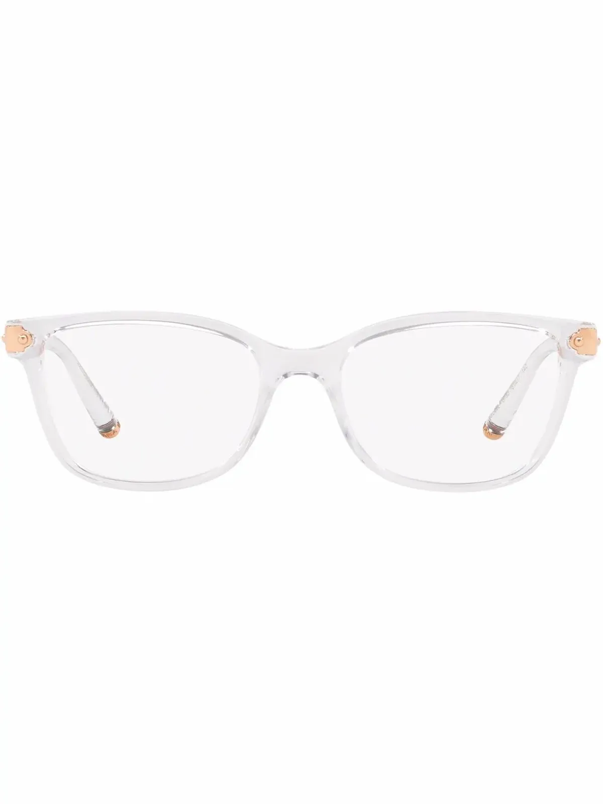 Dolce & Gabbana Eyewear ロゴ入りスクエアメガネ - 画像1
