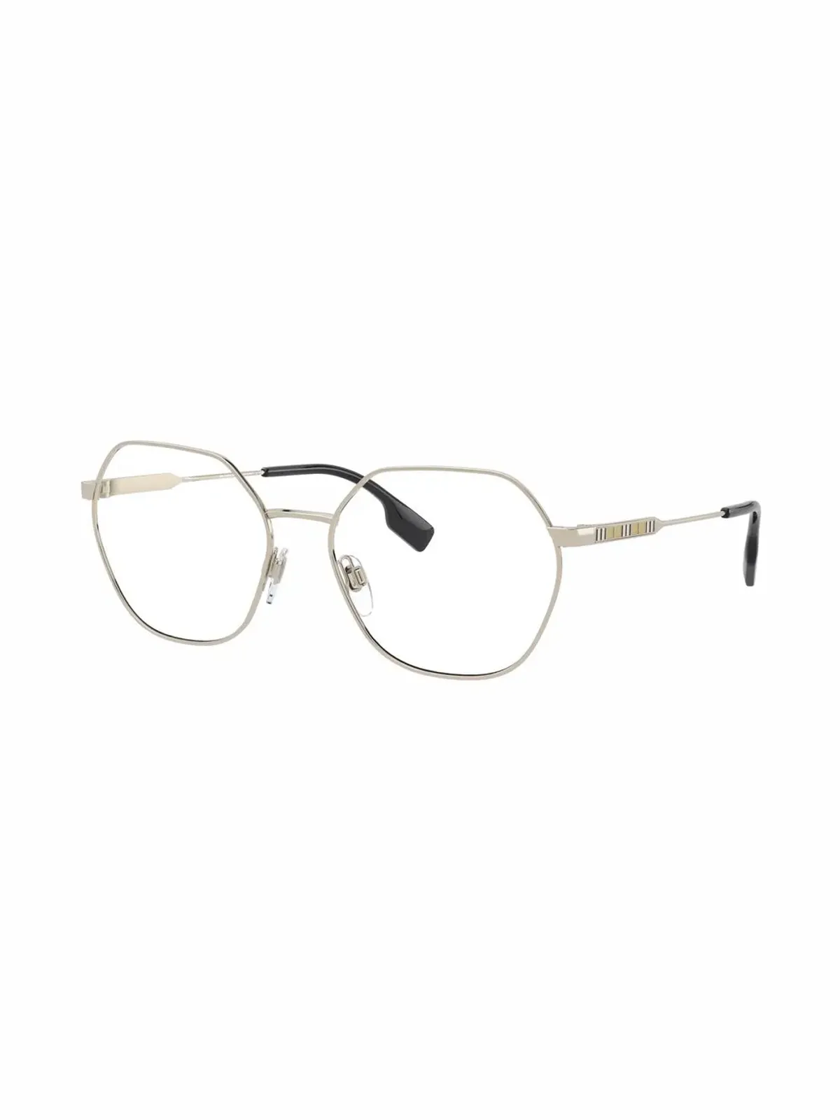 Burberry Eyewear エリン チェック柄トリム メガネ - 画像2