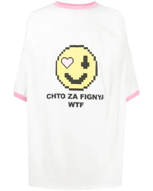 Natasha Zinko スマイリープリントTシャツ - サムネイル1