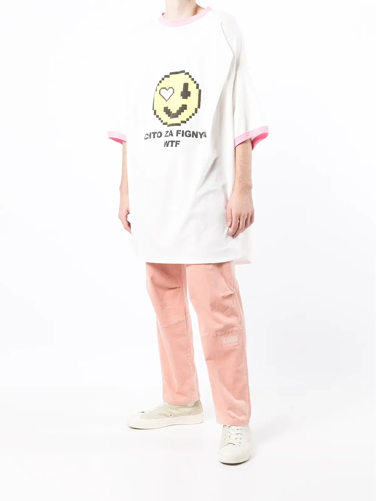 Natasha Zinko スマイリープリントTシャツ - 画像2