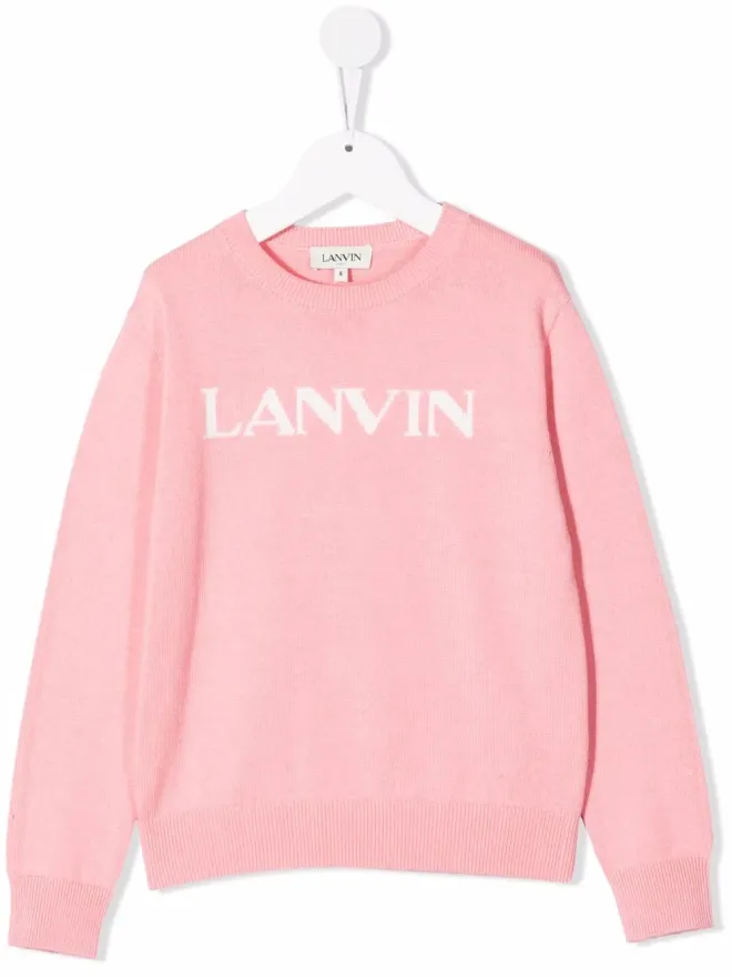 Lanvin Enfant Lanvin Enfant ロゴプリント クルーネック スウェットシャツの商品画像