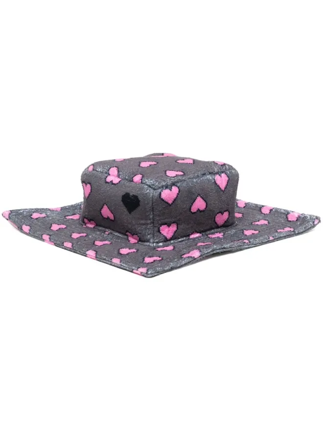 Natasha Zinko Natasha Zinko ピクセルハートボックス バケットハットの商品画像
