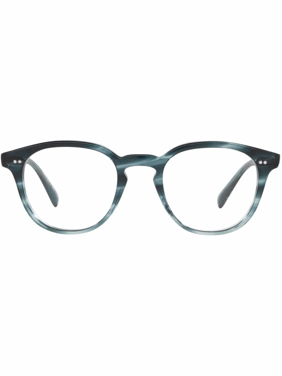 Oliver Peoples Desmon round glasses - Blue - 画像1