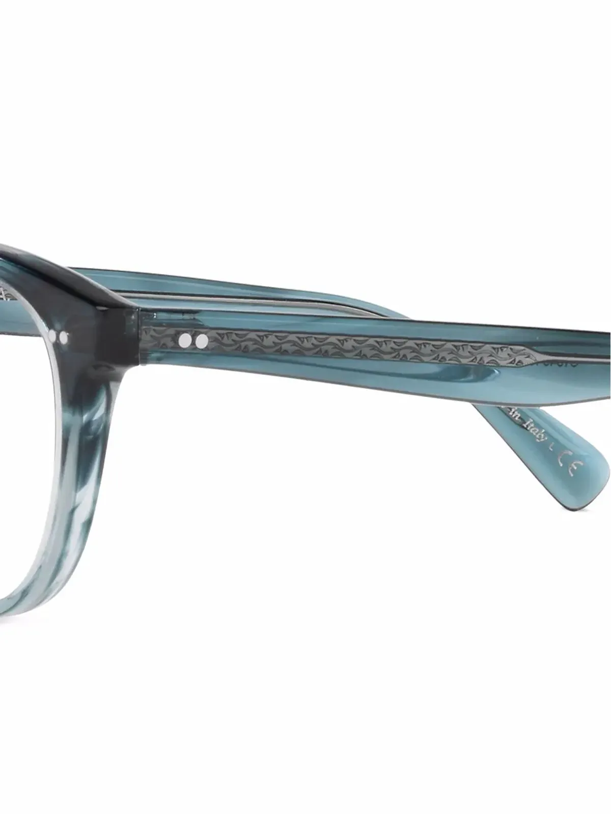Oliver Peoples Desmon round glasses - Blue - 画像3