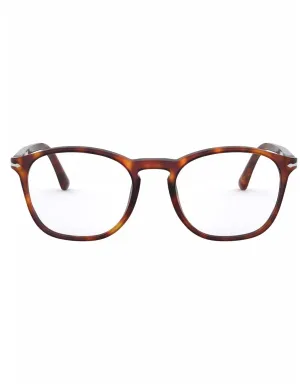 Persol べっ甲柄スクエアフレーム眼鏡 - サムネイル1