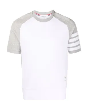Thom Browne 4-Bar stripe T-shirt - White - サムネイル1