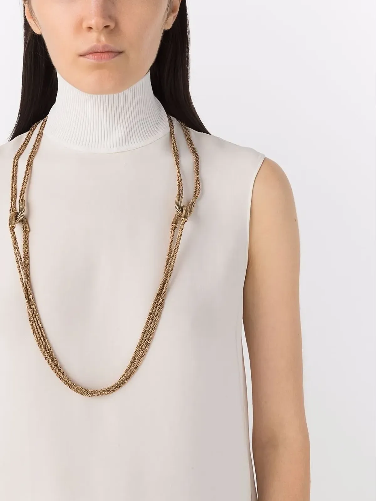 Aurelie Bidermann Gerlinda マルチチェーン ネックレス - 画像2