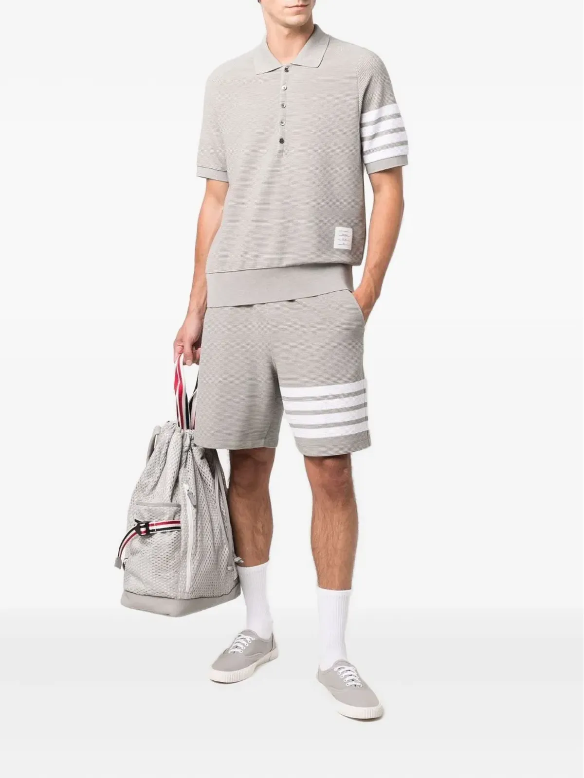 Thom Browne 4バー ポロシャツ - 画像2