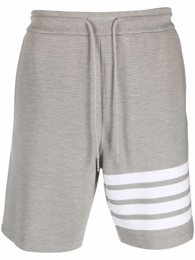Thom Browne Thom Browne オットマンストライプ トラックショーツ - グレーの商品画像