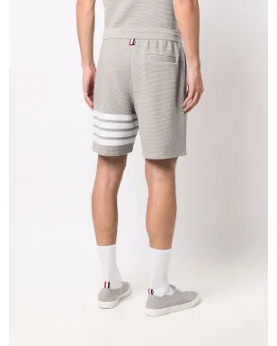 Thom Browne オットマンストライプ トラックショーツ - グレー - サムネイル4