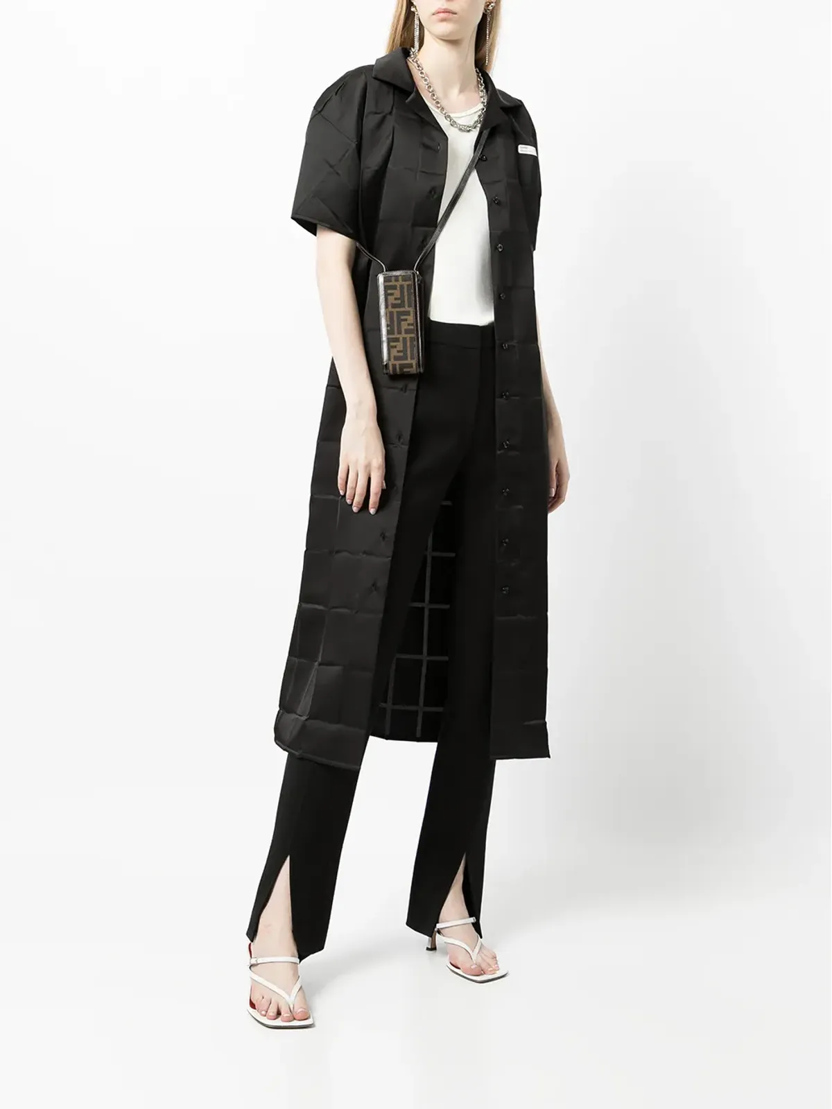 Fendi Pre-Owned Zucca クロスボディ ポシェット - 画像2