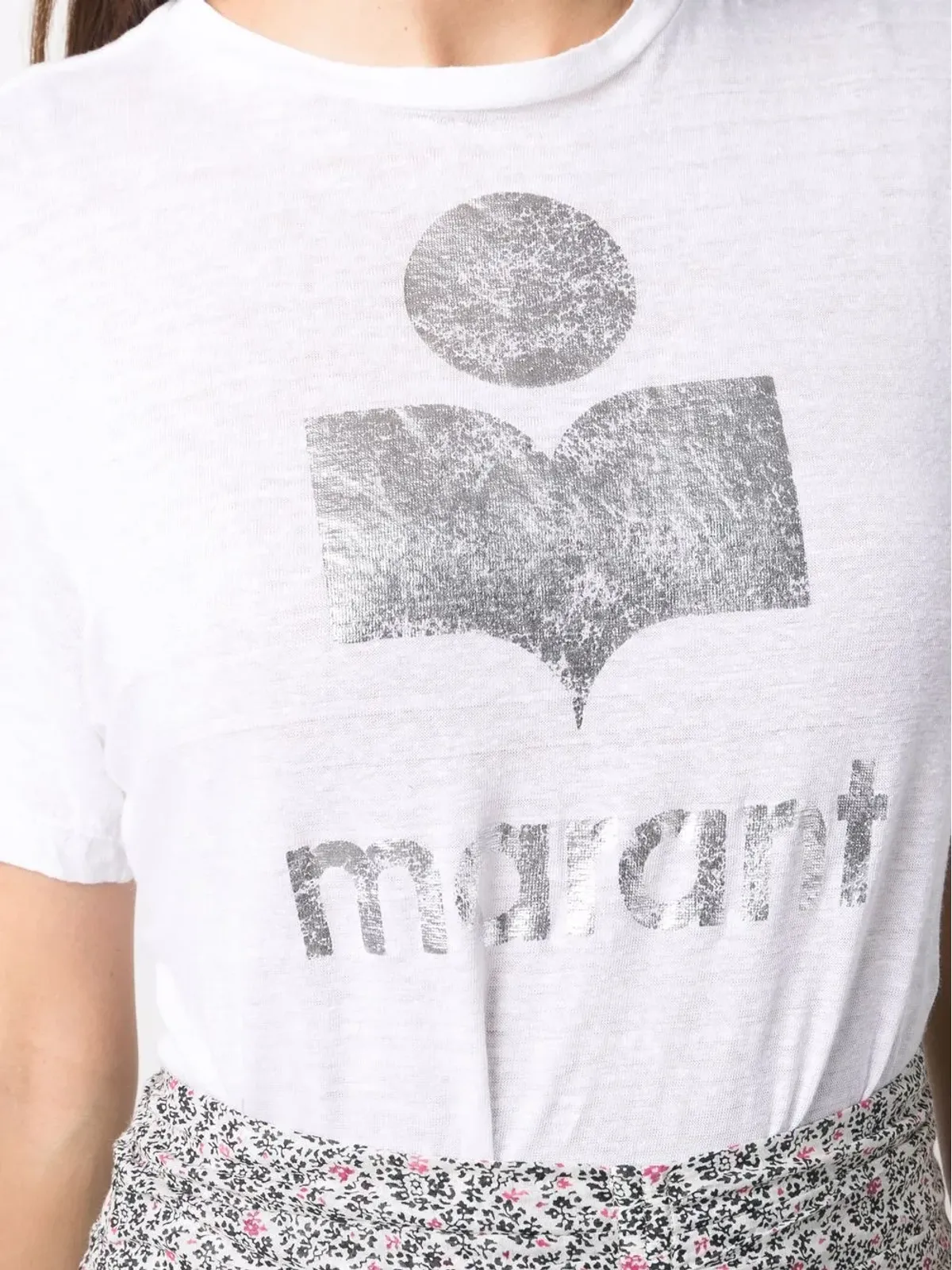 MARANT ÉTOILE Zewel ロゴプリント Tシャツ - 画像5