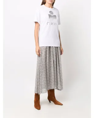 MARANT ÉTOILE Zewel ロゴプリント Tシャツ - サムネイル3