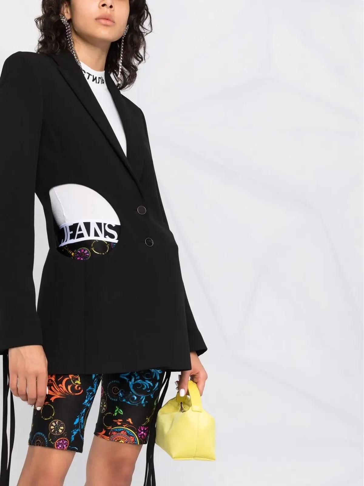 Versace Jeans Couture バロックプリント バイカーショーツ - 画像3