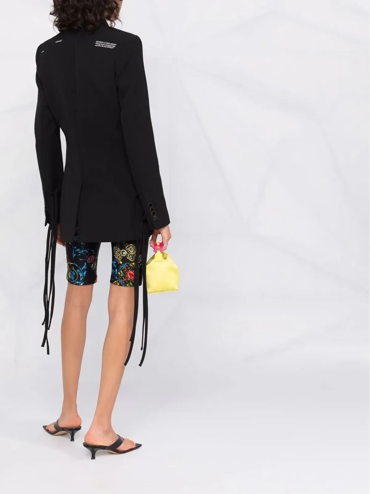 Versace Jeans Couture バロックプリント バイカーショーツ - 画像4