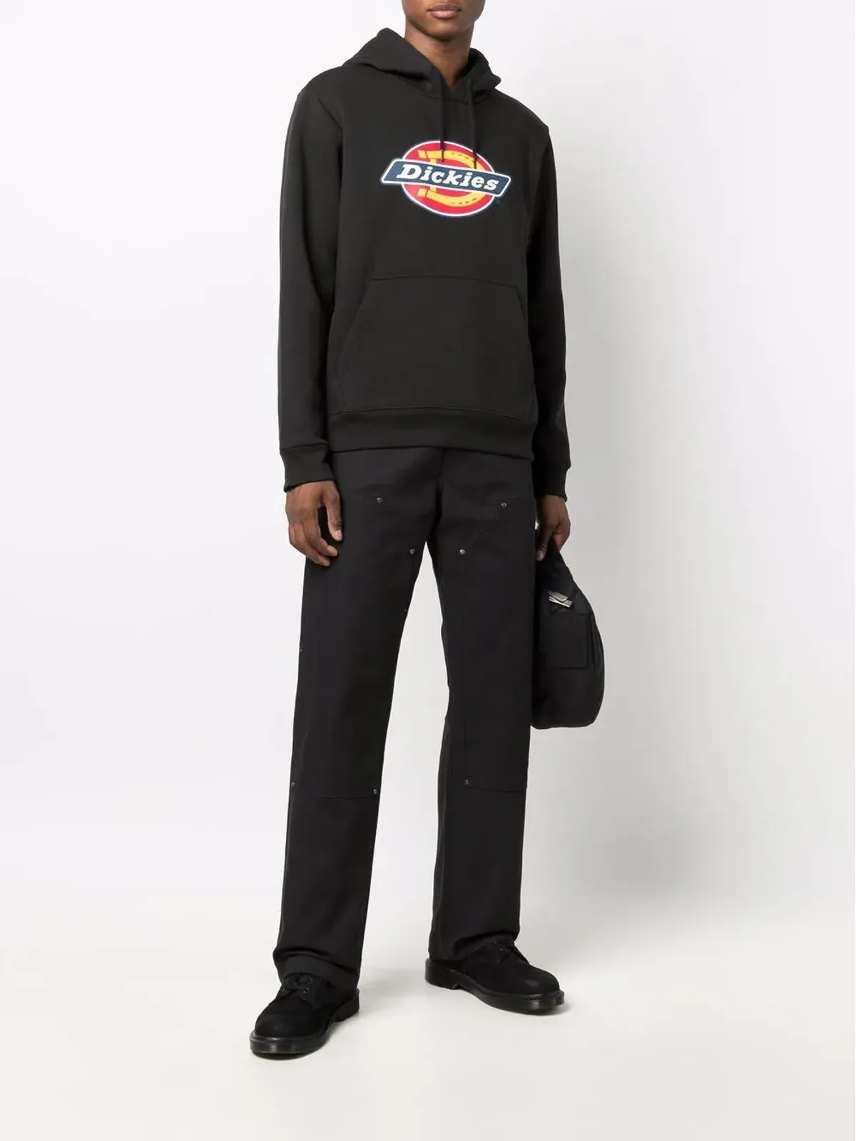 Dickies Construct ロゴプリント長袖フーディ - 画像2