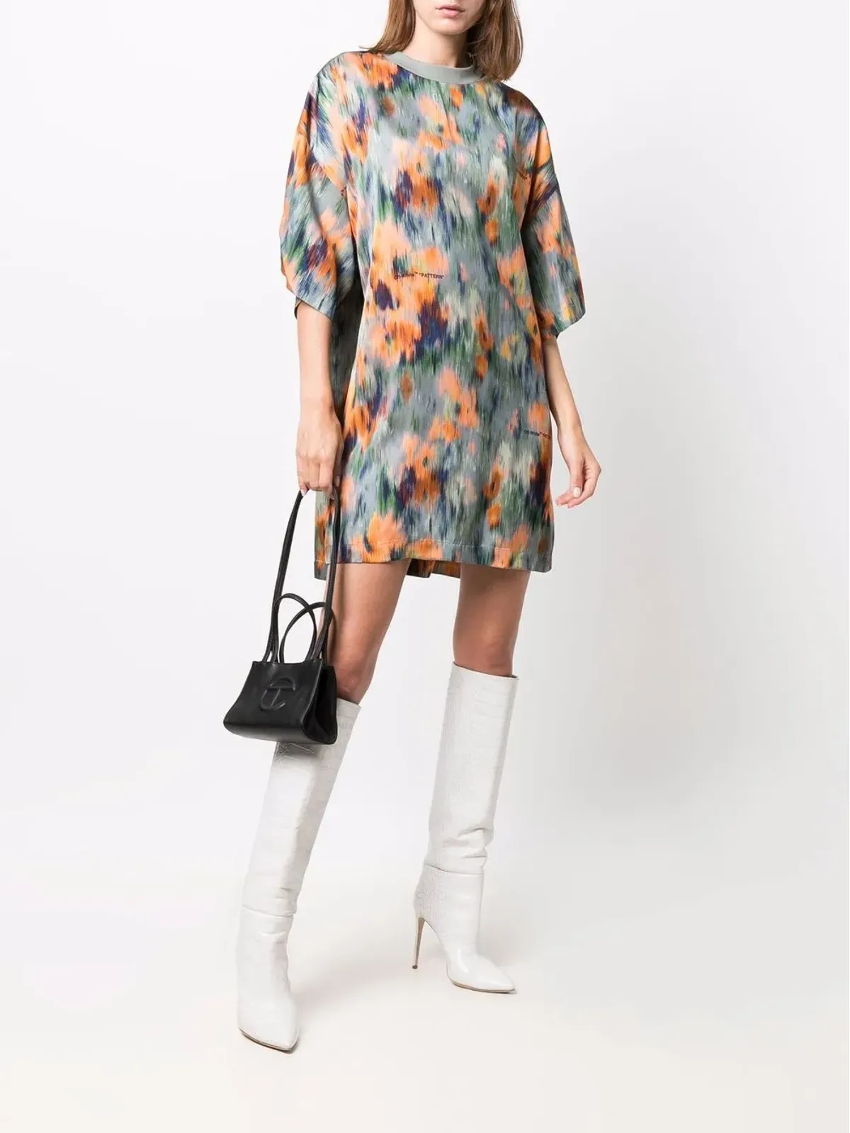 Off-White ロマンティックTシャツドレス - 画像2