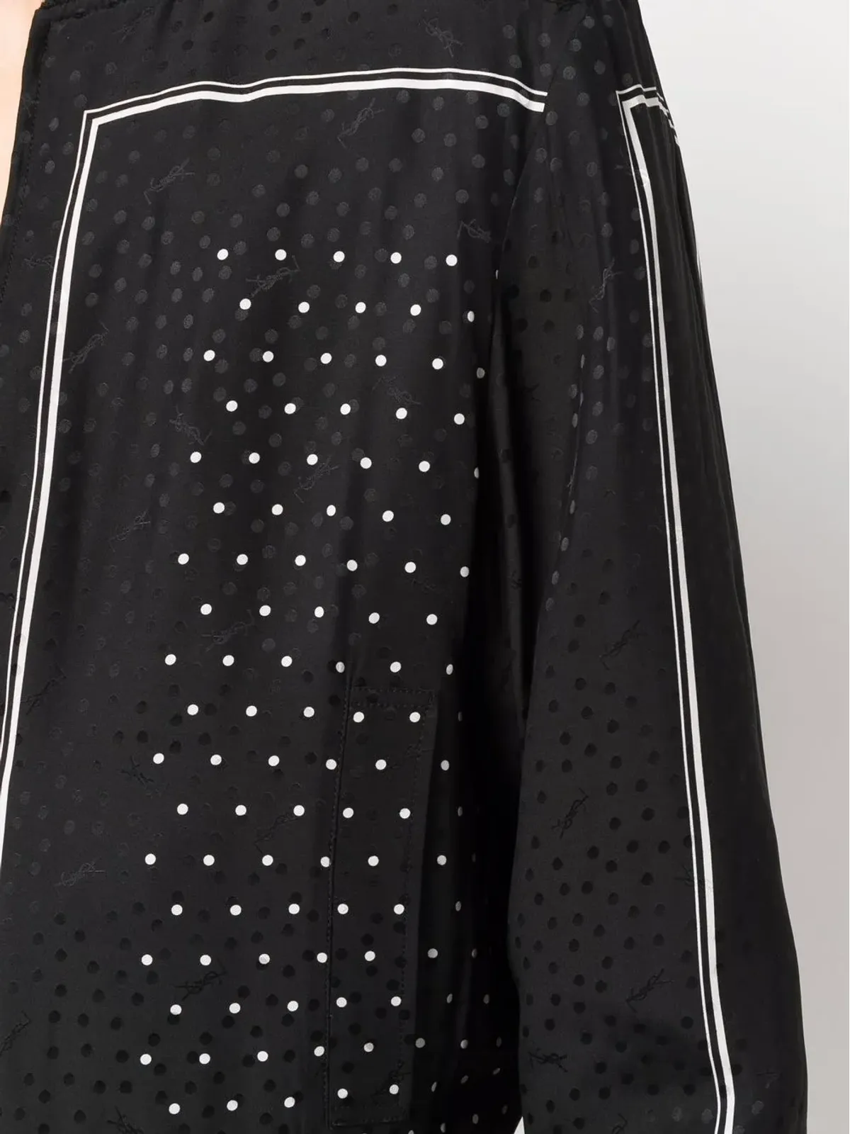 Saint Laurent ポルカドット柄ボンバージャケット - 画像5