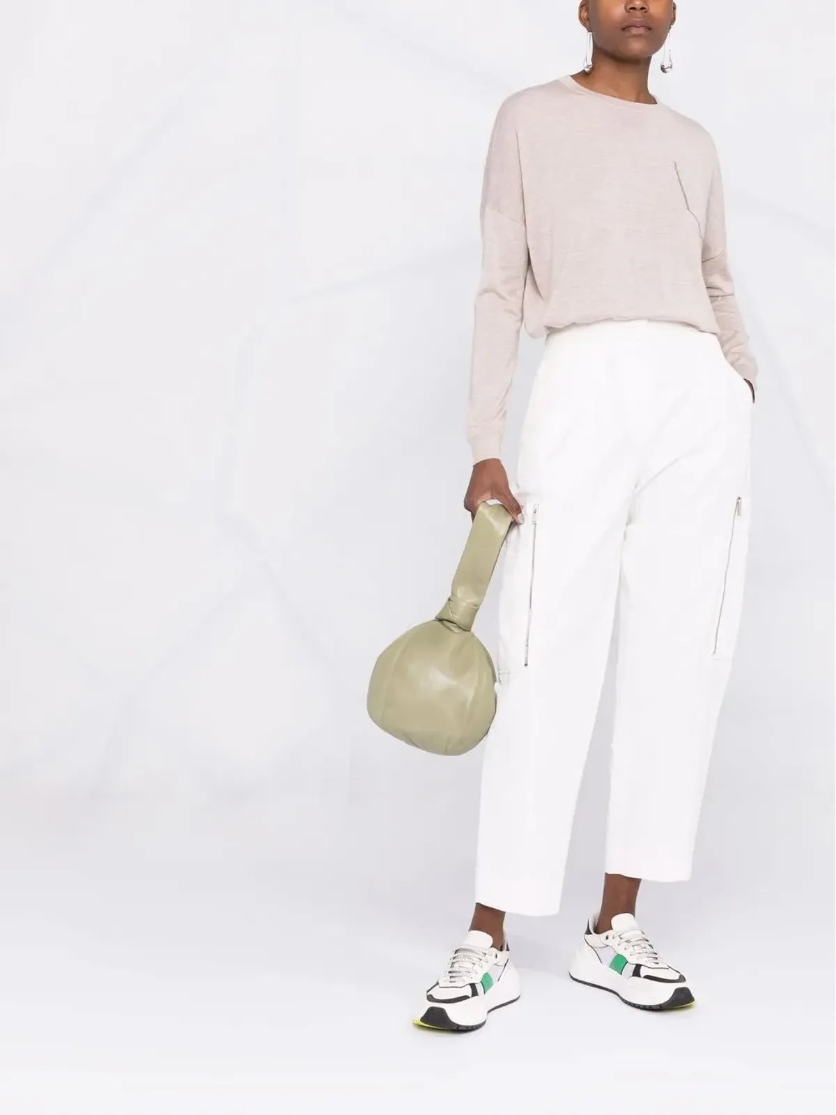 Brunello Cucinelli パッチポケット付きファインニットセーター - 画像2