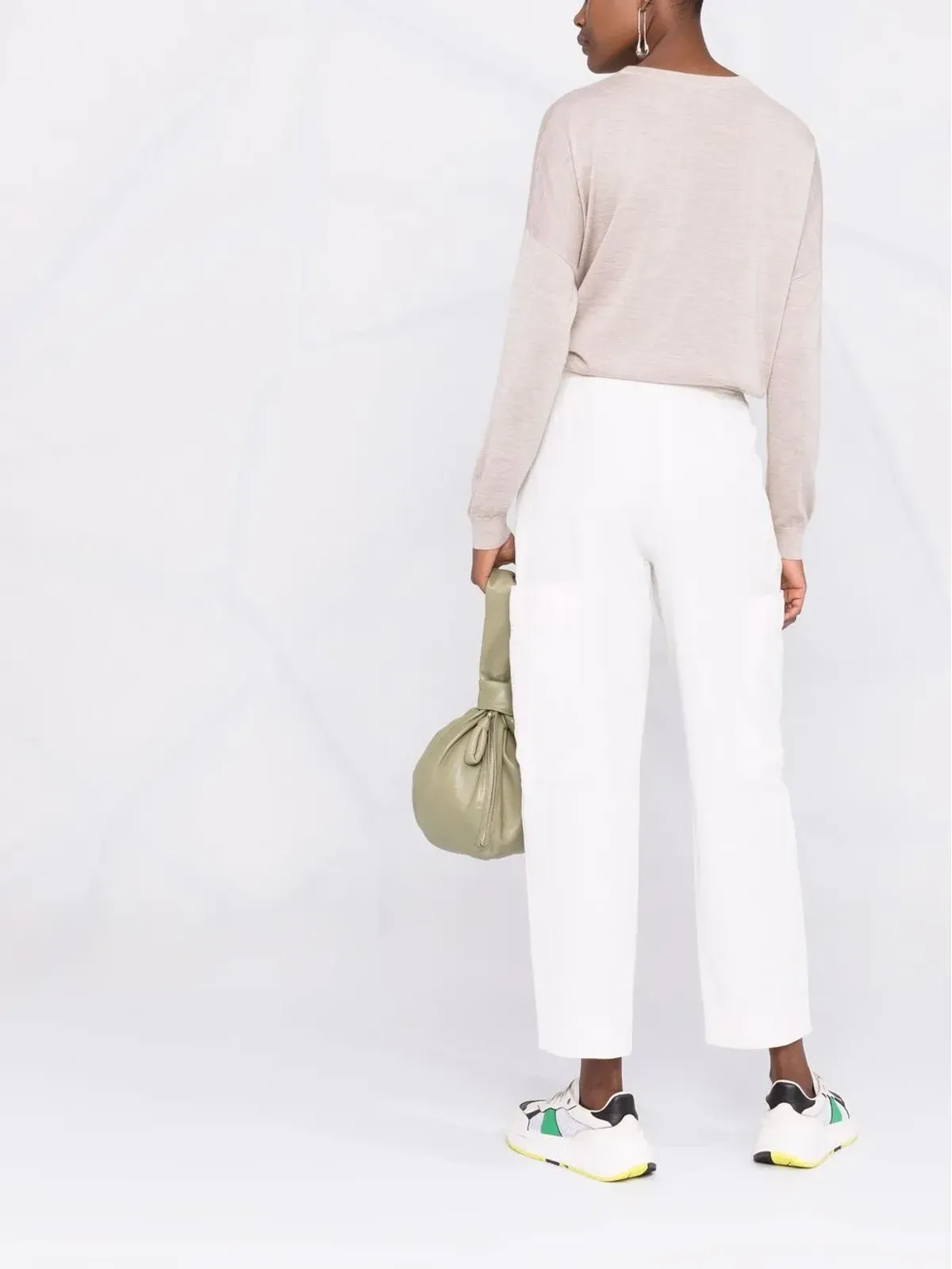Brunello Cucinelli パッチポケット付きファインニットセーター - 画像4
