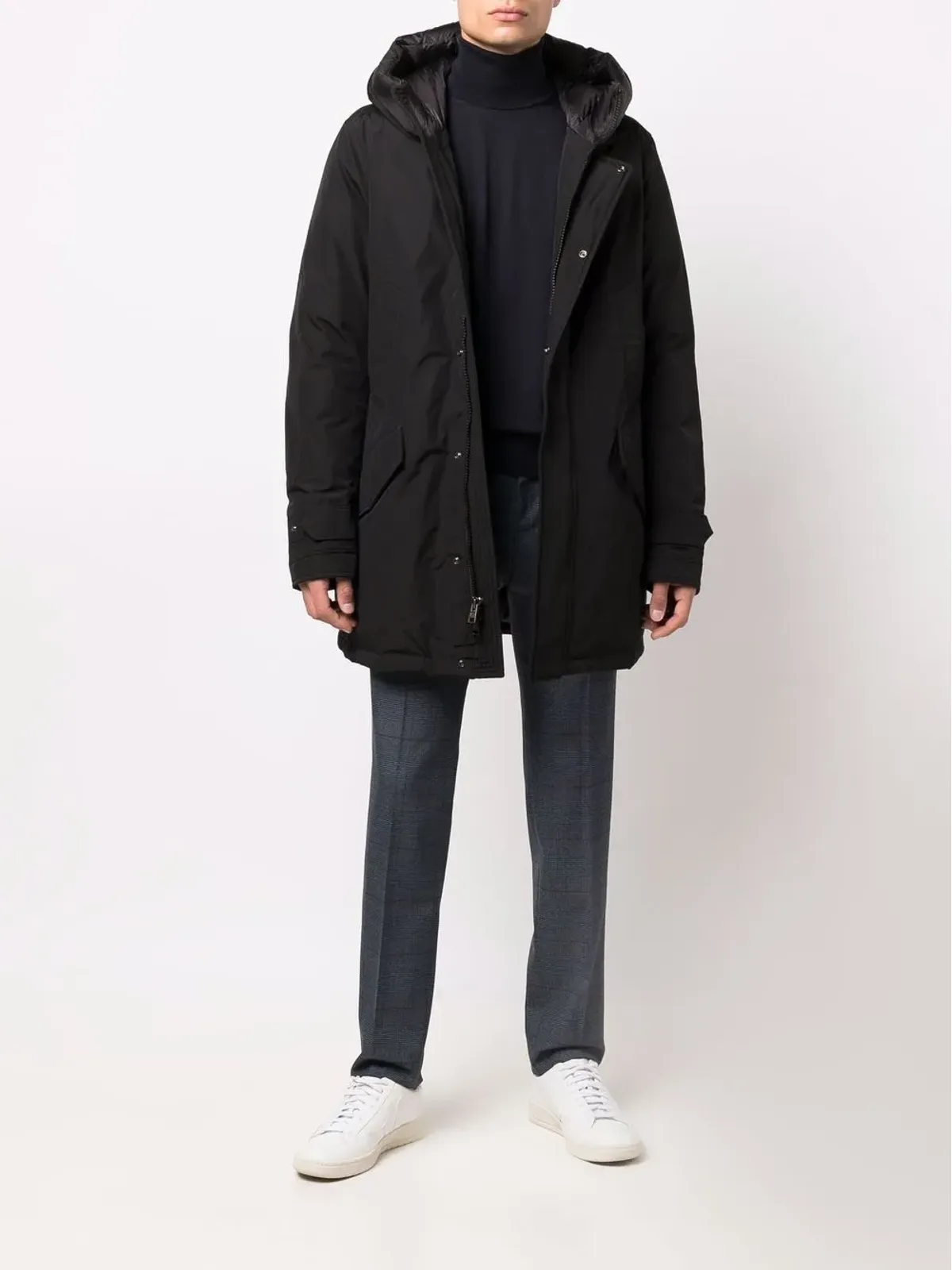 Woolrich Polar high collar parka - Black - 画像2