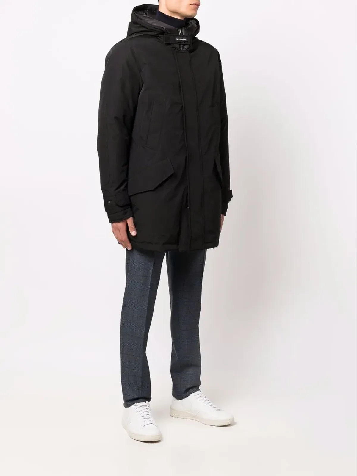 Woolrich Polar high collar parka - Black - 画像3
