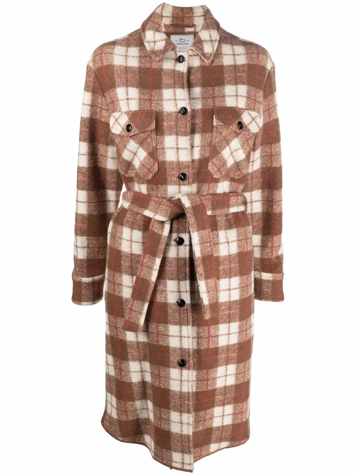 Woolrich Gentry チェック柄オーバーシャツ - 画像1