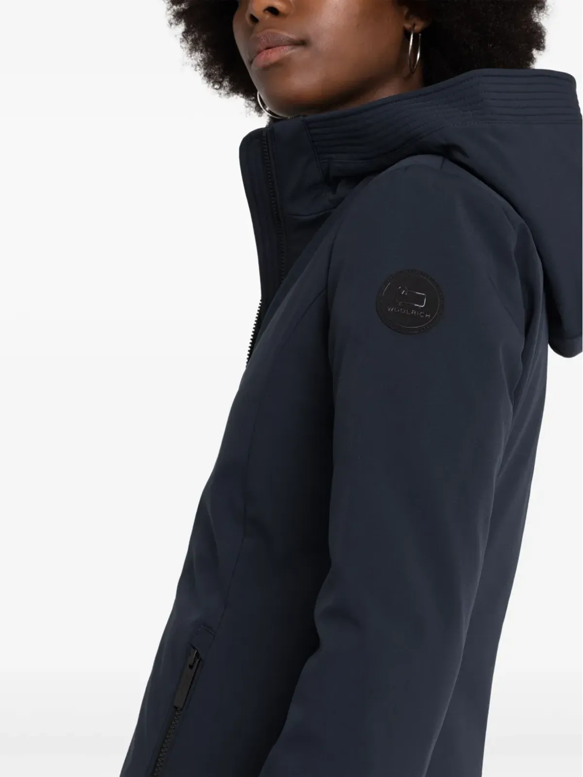 Woolrich パディッドフード付きパーカコート - 画像3