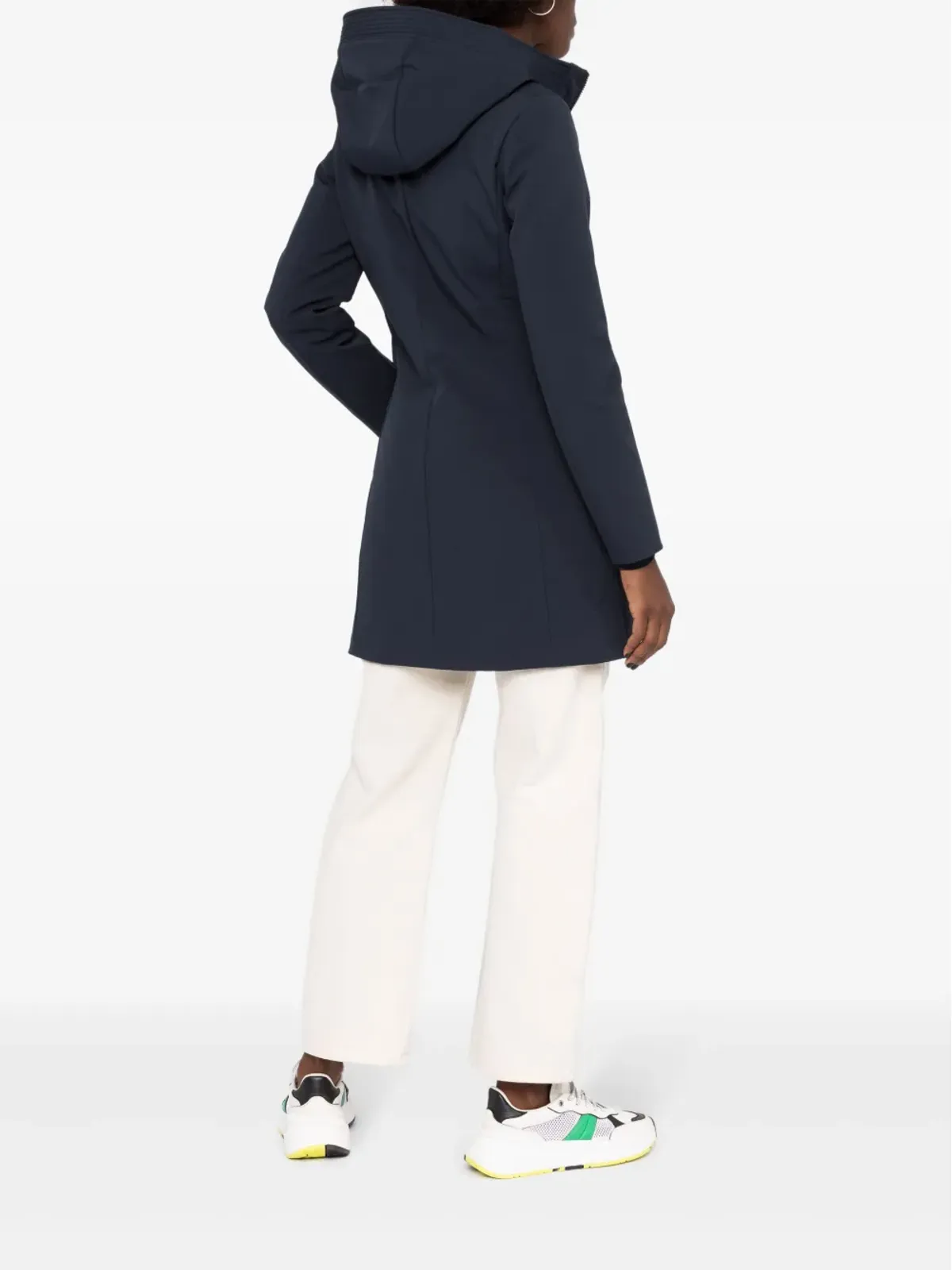 Woolrich パディッドフード付きパーカコート - 画像4